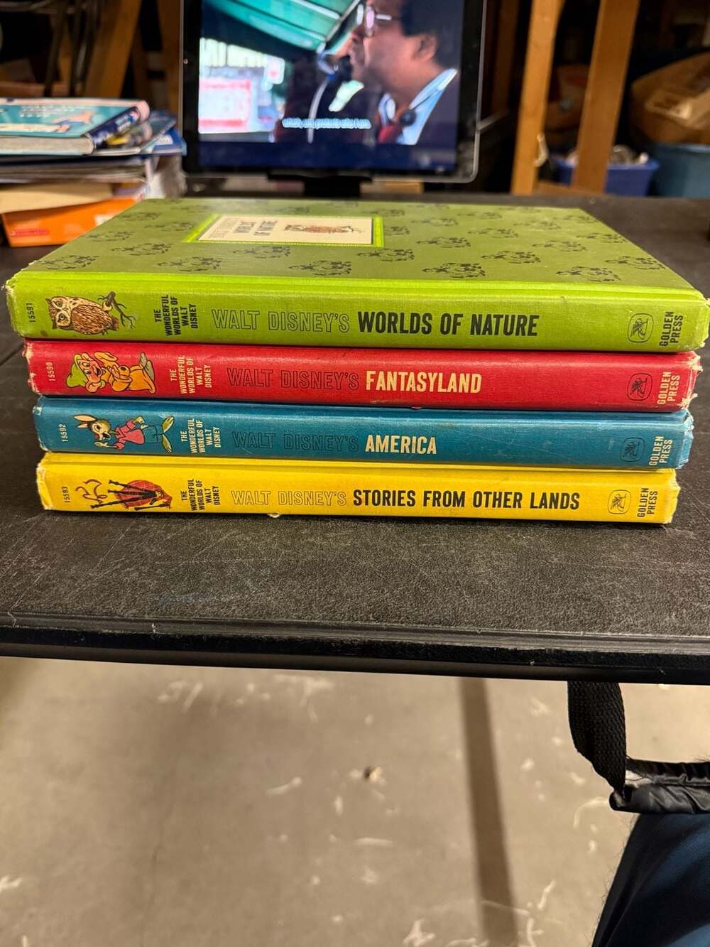 Vintage 1965 The Wonderful Worlds of Walt Disney 4-Book Set